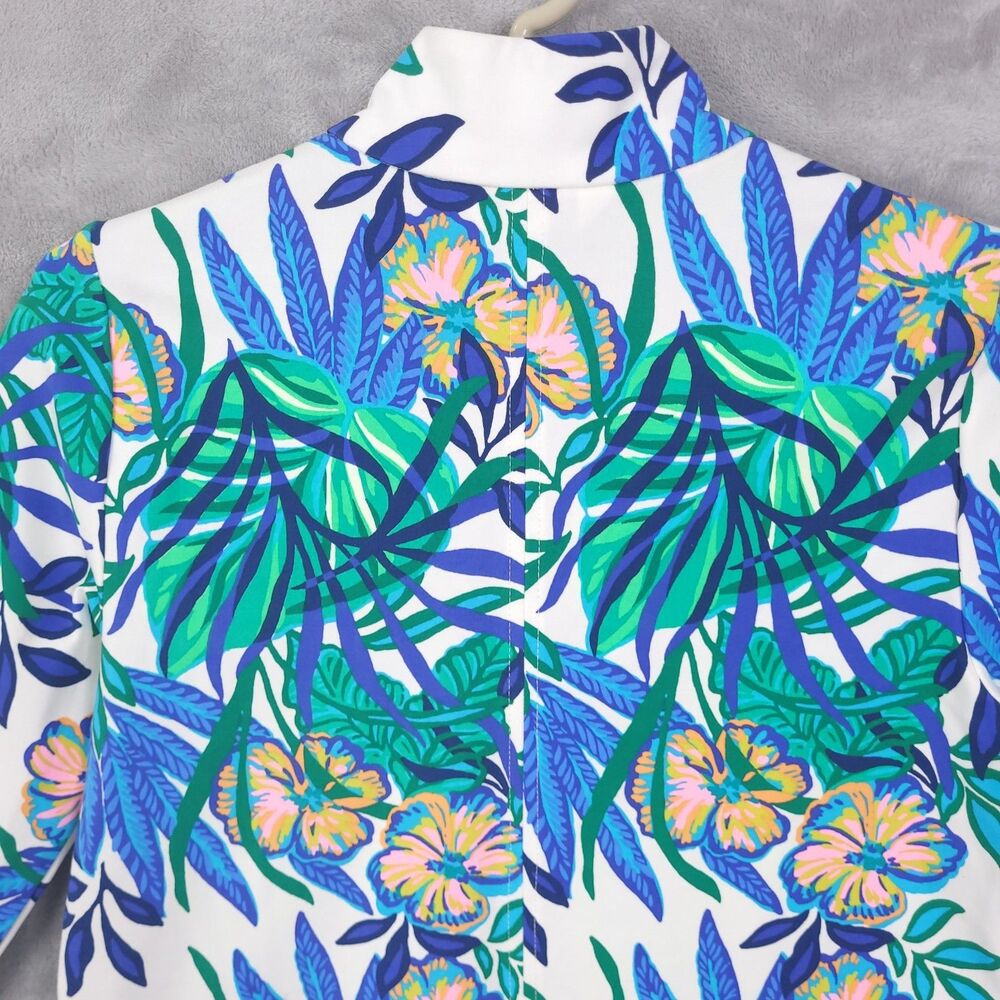 Lilly Pulitzer Rosie Dress Womens XS Golden Hour Glam Floral Hawaiian NEW - Picture 8 of 16